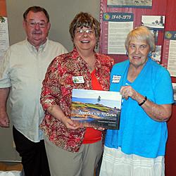 The Grand Opening wound up with a drawing for great prizes--like this beautiful book about the Chambers Bay Course. 